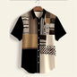 New Fashion 3D Printed Holiday Button Men's Clothing Luxury Men's Shirt Casual Short Sleeved Retro Shirt Men's Top