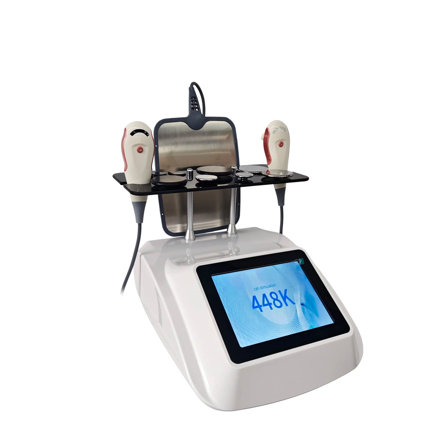 Portable RF Machine 448KHz Frequency Skin Firming Body Contouring Pain Relief CE Certified for Salon Home Use New Model 2026
