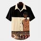 New Fashion 3D Printed Holiday Button Men's Clothing Luxury Men's Shirt Casual Short Sleeved Retro Shirt Men's Top