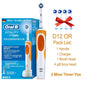 Oral B Electric Toothbrush Rotation Cleaning Oral 3D White Tooth Adult Vitality Tooth Brush Inductive Charging + Gift Brush Head