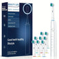 Electric Toothbrush Rotary Cleaning Teeth Brush Waterproof Electronic Tooth Brush With Timer Rechargeable Toothbrush with 8 Head