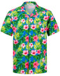 2026 New Fashionable Printed Shirt Men's Seaside Summer Casual Short Sleeve Top Holiday Clothing