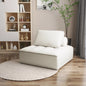 Modern Minimalist Italian Style Multi-Use Modular Sofa Square Couch Small Apartment Floor Lounge Chair for Home Multi-Scene Use