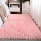 VIKAMA Tie-Dye Plush Carpet Living Room Decoration Soft Fluffy Home Mat Children's Room Baby Crawling Non-Slip Blanket