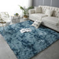 VIKAMA Tie-Dye Plush Carpet Living Room Decoration Soft Fluffy Home Mat Children's Room Baby Crawling Non-Slip Blanket