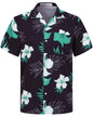 2026 New Fashionable Printed Shirt Men's Seaside Summer Casual Short Sleeve Top Holiday Clothing