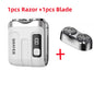 Mini Electric Smart Shaver Household Car Shaver Digital Display Dual Blade Rechargeable Shaver Powerful Beard Trimmer Tool