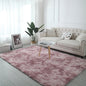 VIKAMA Tie-Dye Plush Carpet Living Room Decoration Soft Fluffy Home Mat Children's Room Baby Crawling Non-Slip Blanket